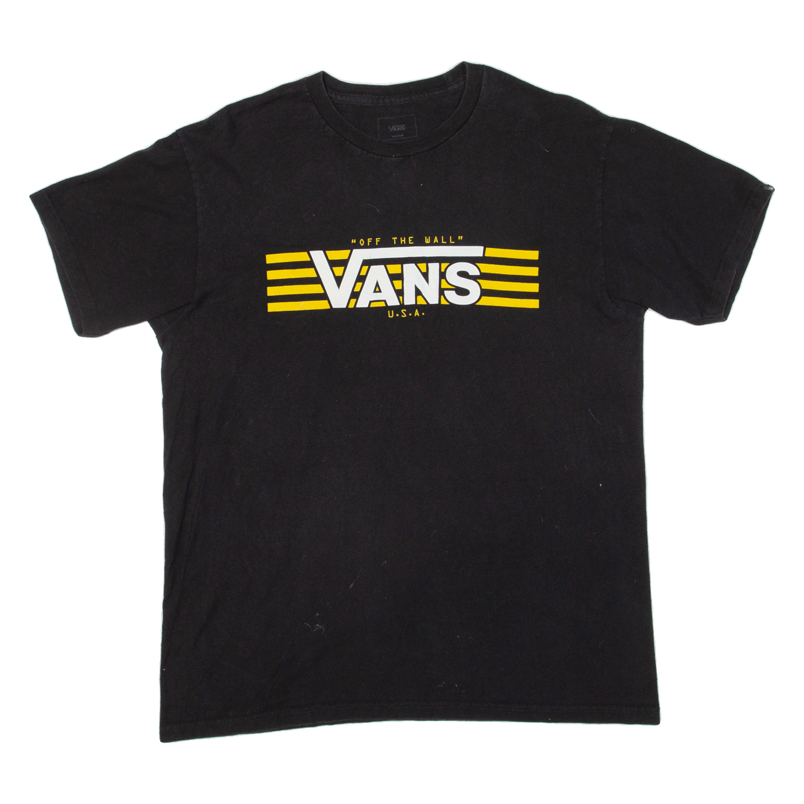 VANS Mens T-Shirt Black M Refurbished - N/A refurbished available on Cerqular