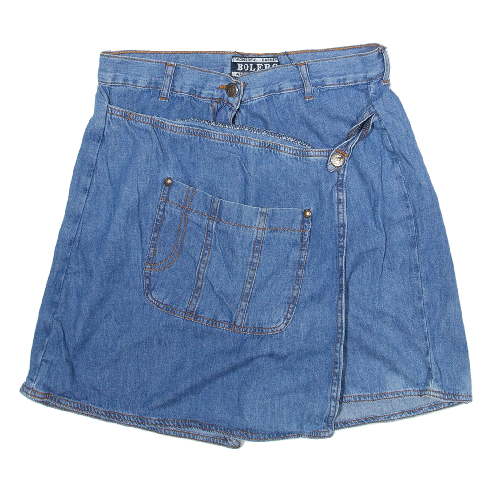 BOLERO Womens Casual Shorts Blue M W28 Refurbished - N/A refurbished available on Cerqular