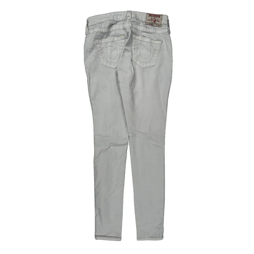 Buy True Religion Jeans - 28W UK 6 White Cotton Refurbished - $46.89 True Religion Jeans - 28W UK 6 White Cotton Refurbished - Thrifted (note: this is a term often used to describe second- refurbished available on Cerqular