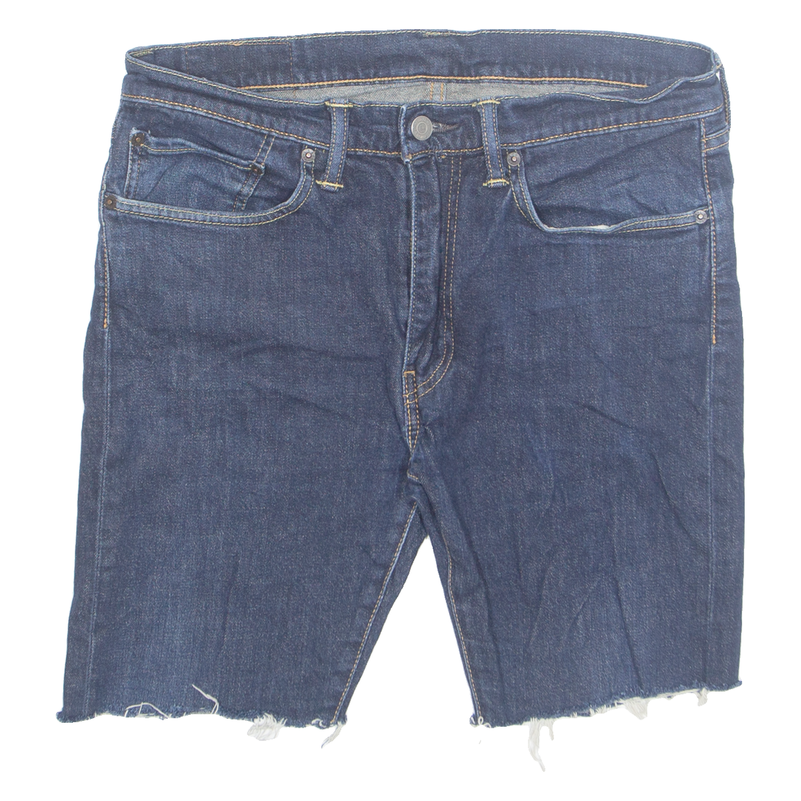 LEVI'S 519 Cut Off Mens Denim Shorts Blue M W34 Refurbished - N/A refurbished available on Cerqular