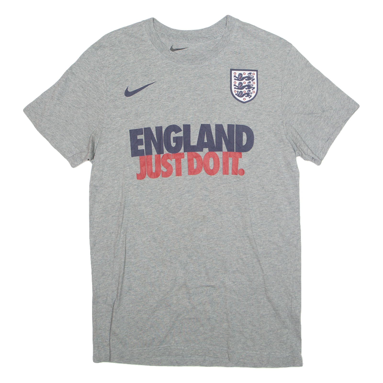 NIKE ENGLAND JUST DO IT Mens T-Shirt Grey M Refurbished - N/A refurbished available on Cerqular