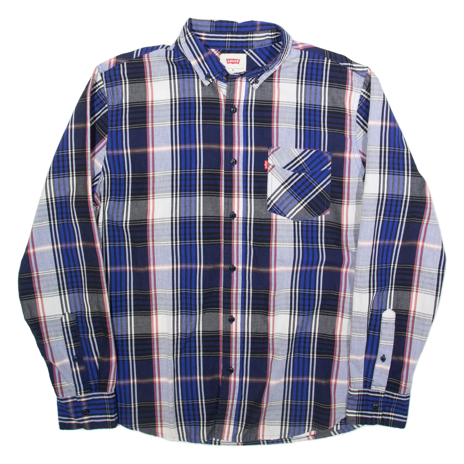 Buy LEVI'S Mens Shirt Blue Check Long Sleeve M Refurbished - $31.19 LEVI'S Mens Shirt Blue Check Long Sleeve M Refurbished - N/A refurbished available on Cerqular