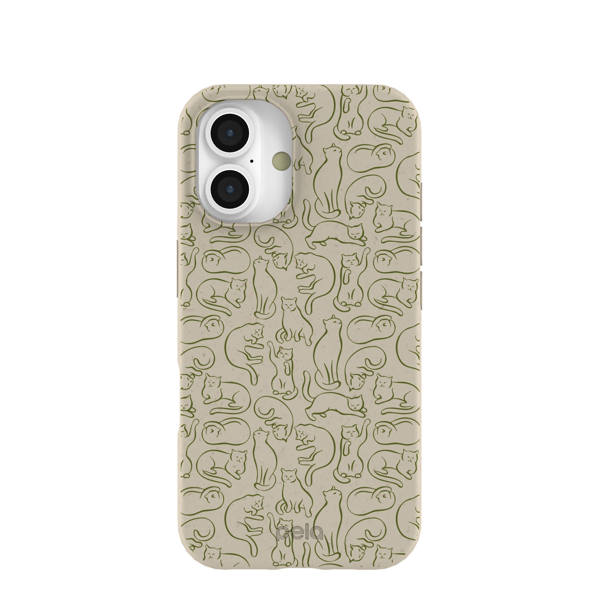 London Fog Say Meow iPhone 16 Case Refurbished - Pela Case refurbished available on Cerqular