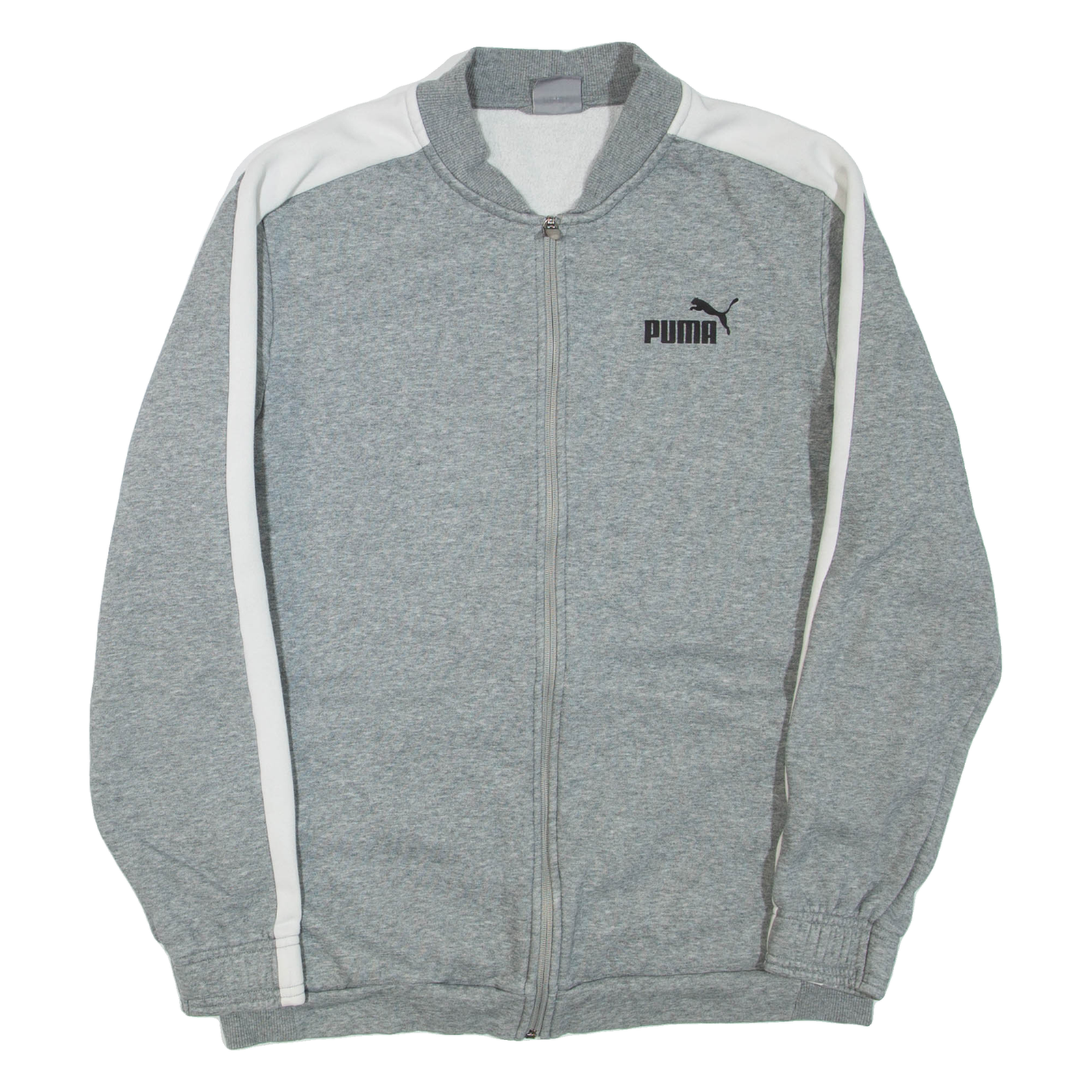 PUMA Mens Track Jacket Grey L Refurbished - N/A refurbished available on Cerqular