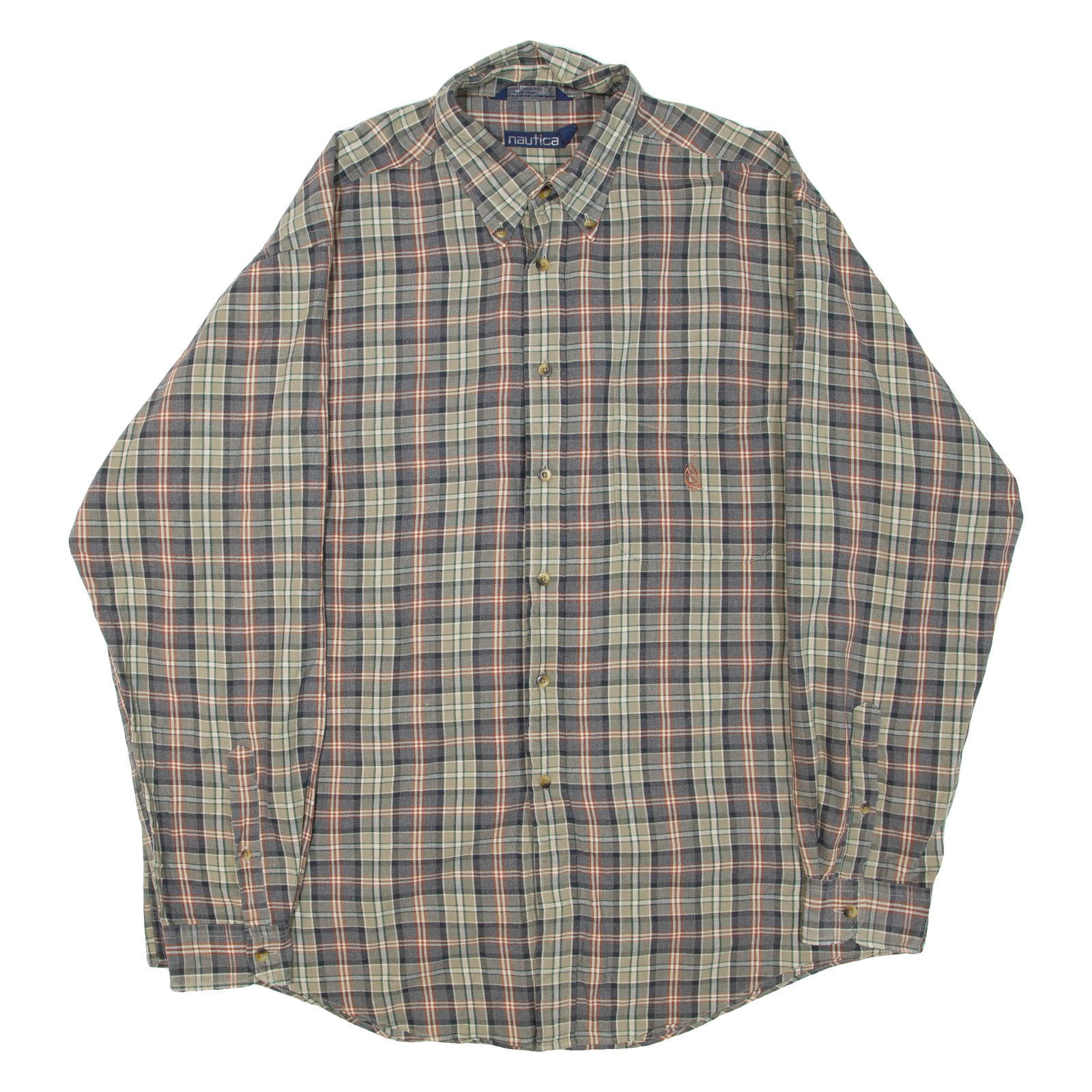 Buy NAUTICA Mens Shirt Green Check Long Sleeve XL Refurbished - $23.39 NAUTICA Mens Shirt Green Check Long Sleeve XL Refurbished - N/A refurbished available on Cerqular