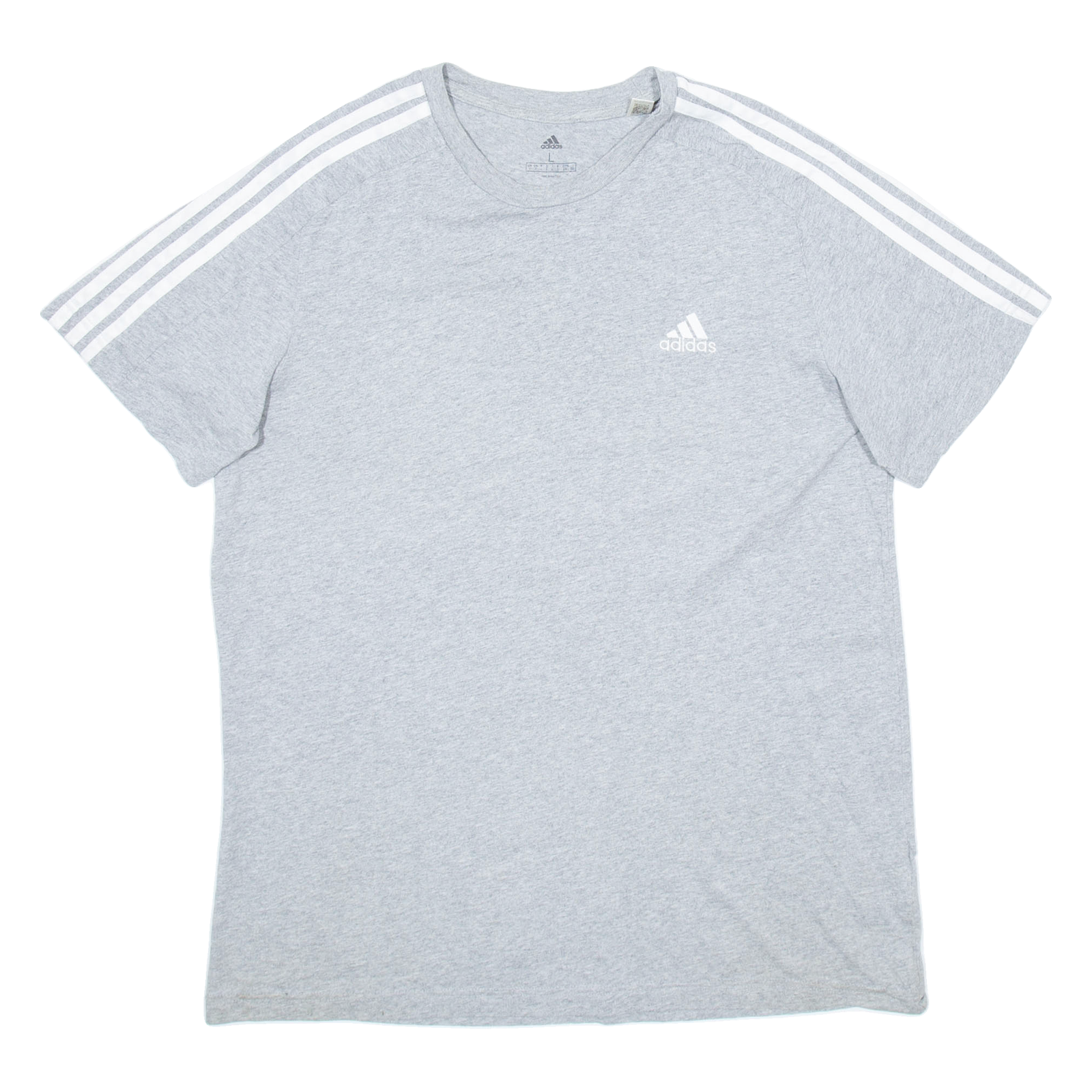 ADIDAS Mens T-Shirt Grey L Refurbished - N/A refurbished available on Cerqular