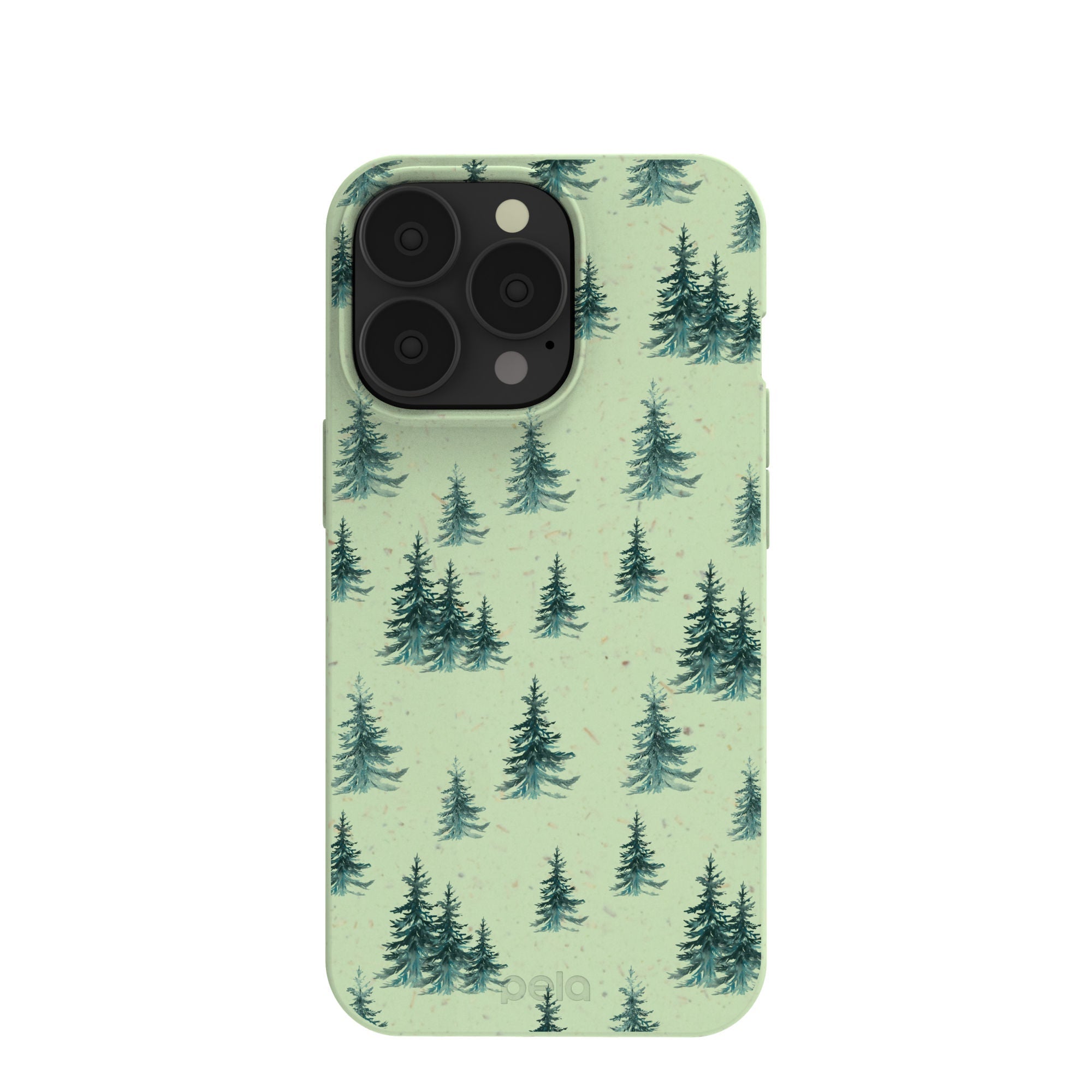 Sage Green Pine Season iPhone 13 Pro Case Refurbished - Pela Case refurbished available on Cerqular
