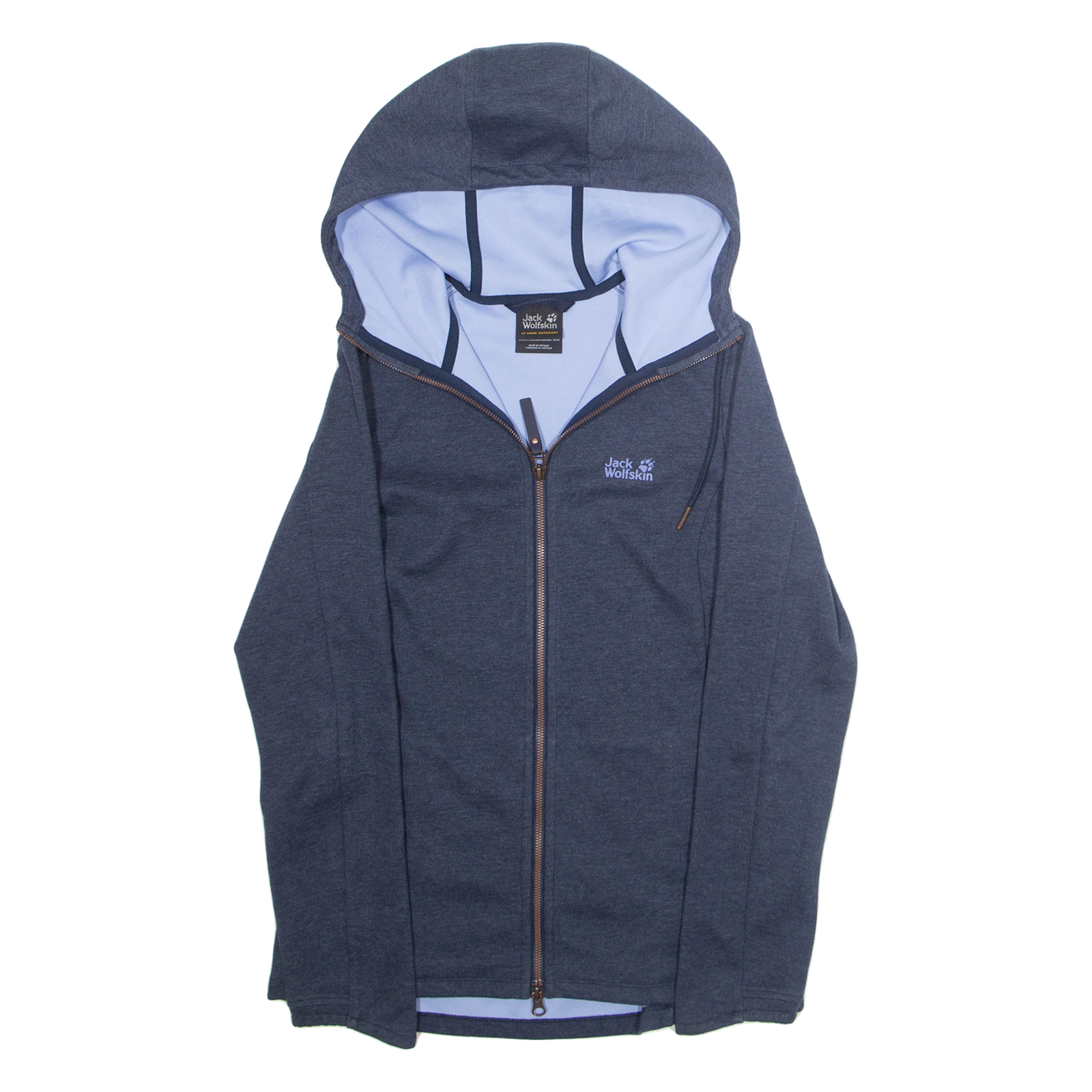 JACK WOLFSKIN Womens Jacket Blue Hooded S Refurbished - N/A refurbished available on Cerqular
