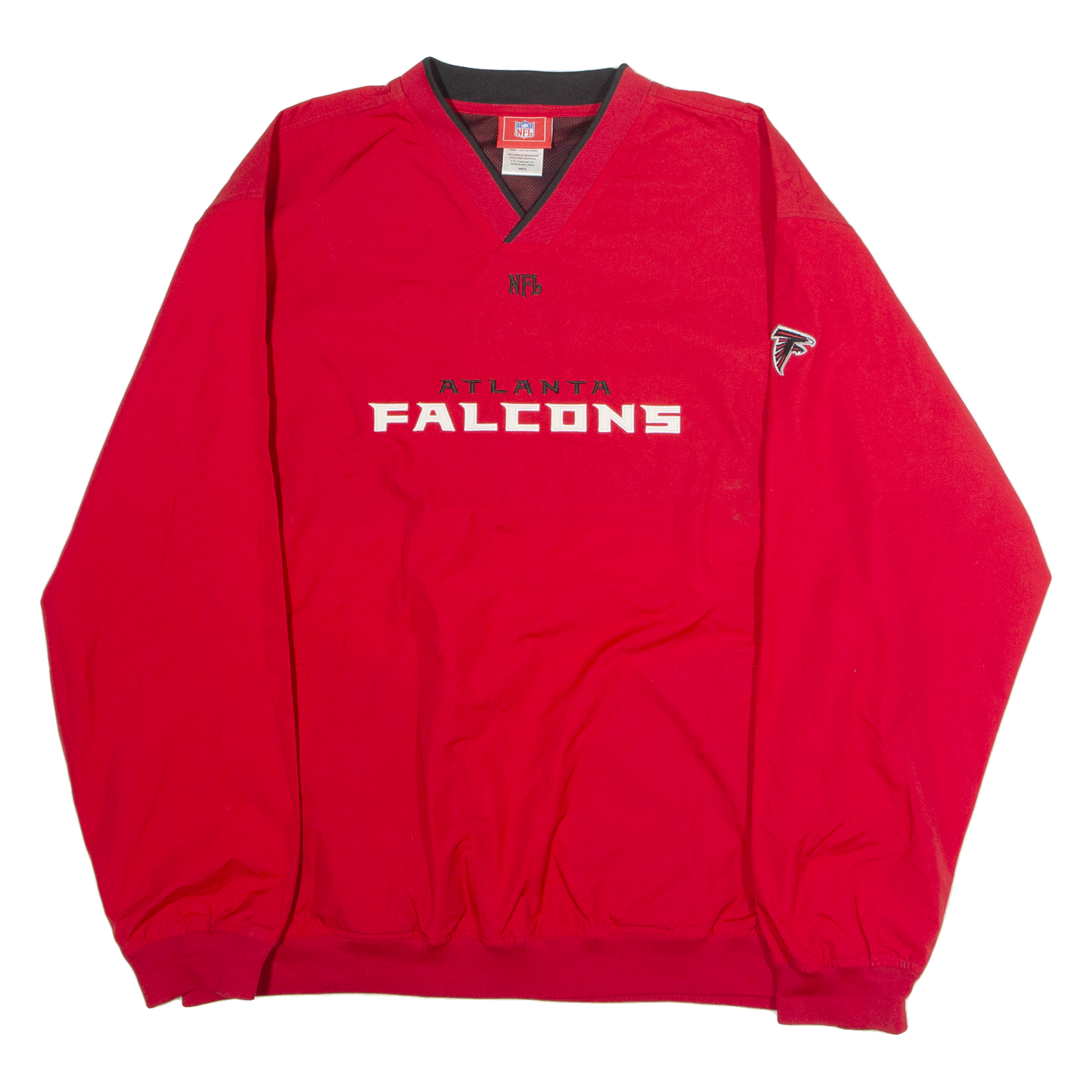 NFL Atlanta Falcons Mens Pullover Jacket Red USA XL Refurbished - N/A refurbished available on Cerqular