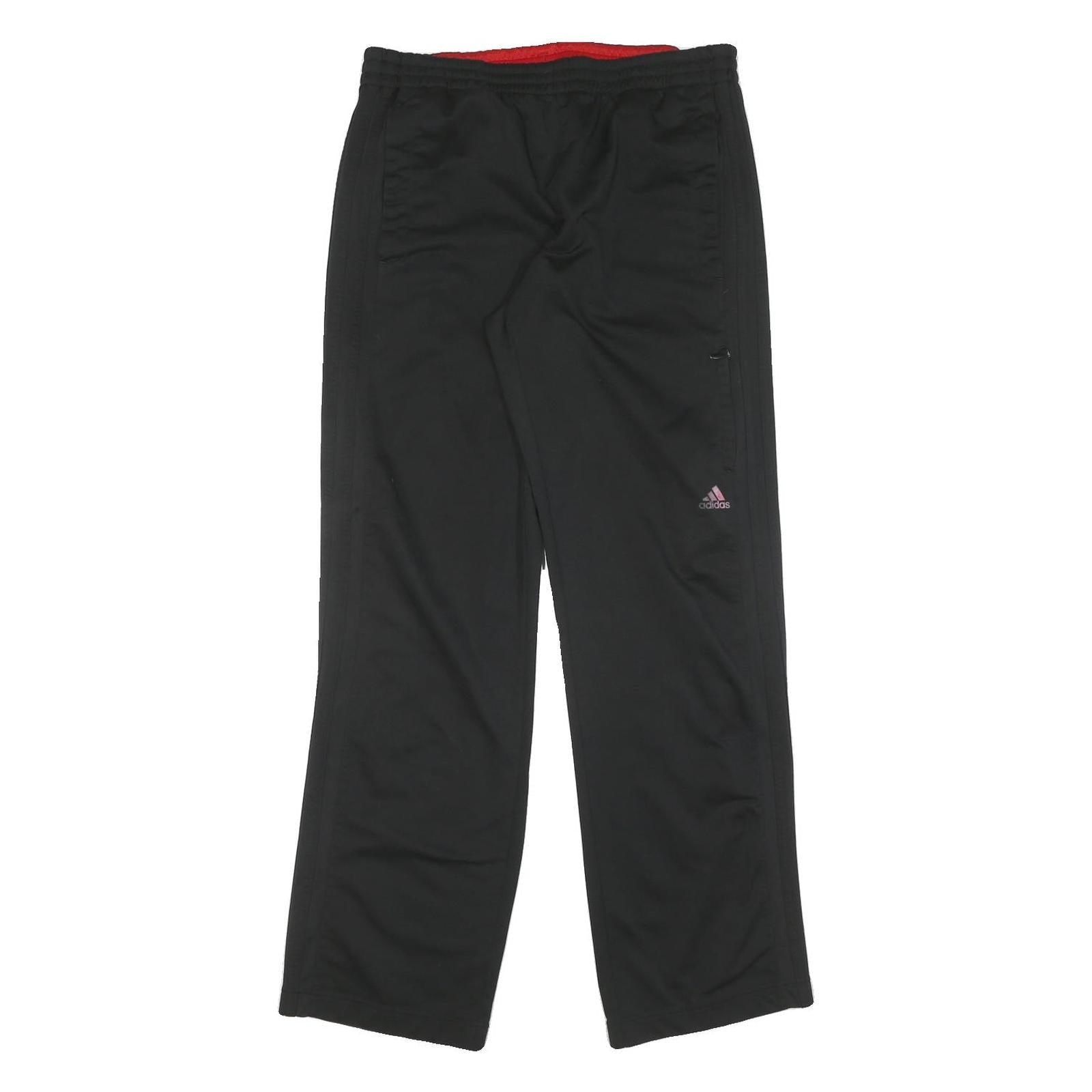 ADIDAS Mens Joggers Black Polyester Blend Regular Straight M W32 L32 Casual Refurbished - N/A refurbished available on Cerqular