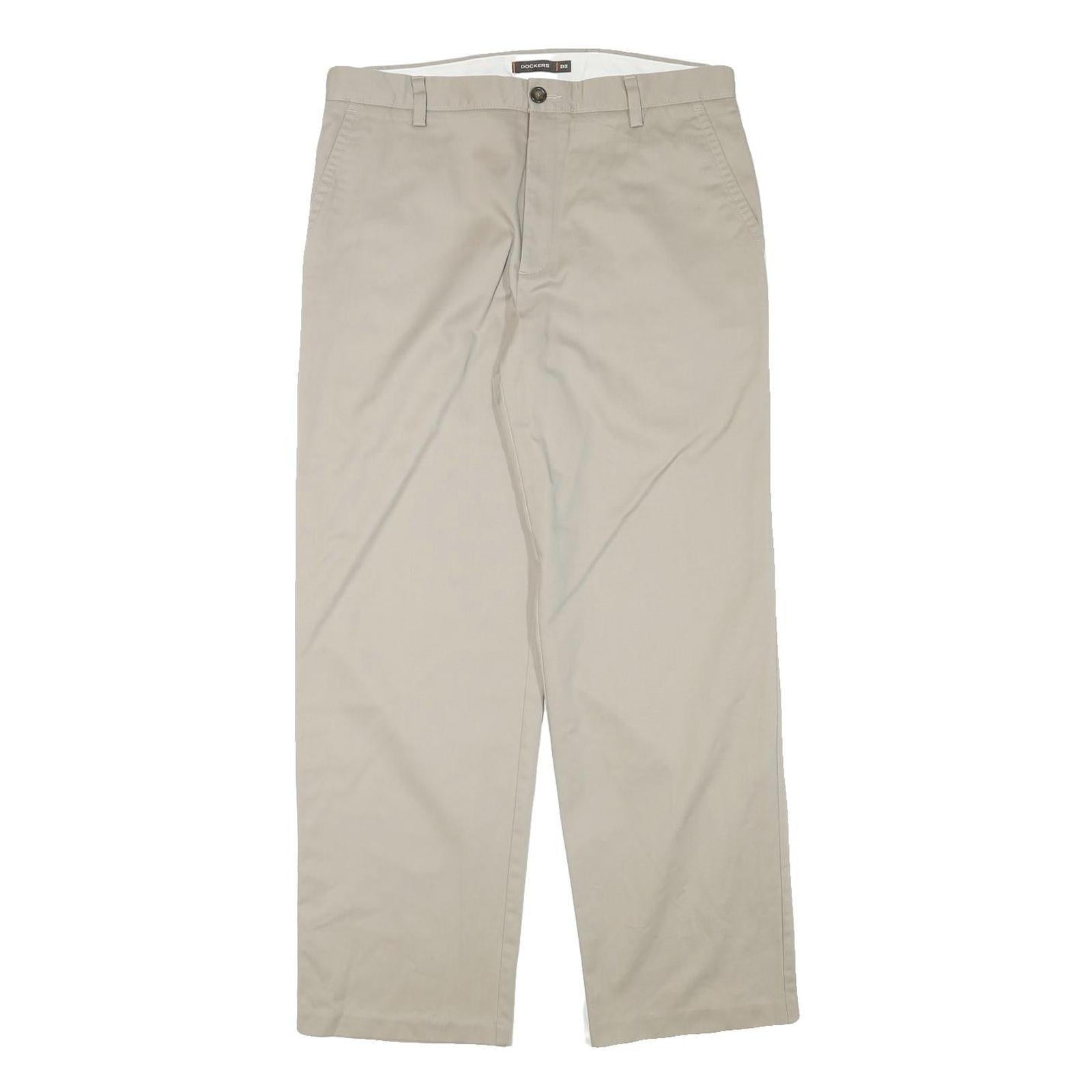 Buy DOCKERS Mens Cotton Blend Beige Regular Fit Straight Leg Trousers W33 L29 Refurbished - $33.79 DOCKERS Mens Cotton Blend Beige Regular Fit Straight Leg Trousers W33 L29 Refurbished - N/A refurbished available on Cerqular