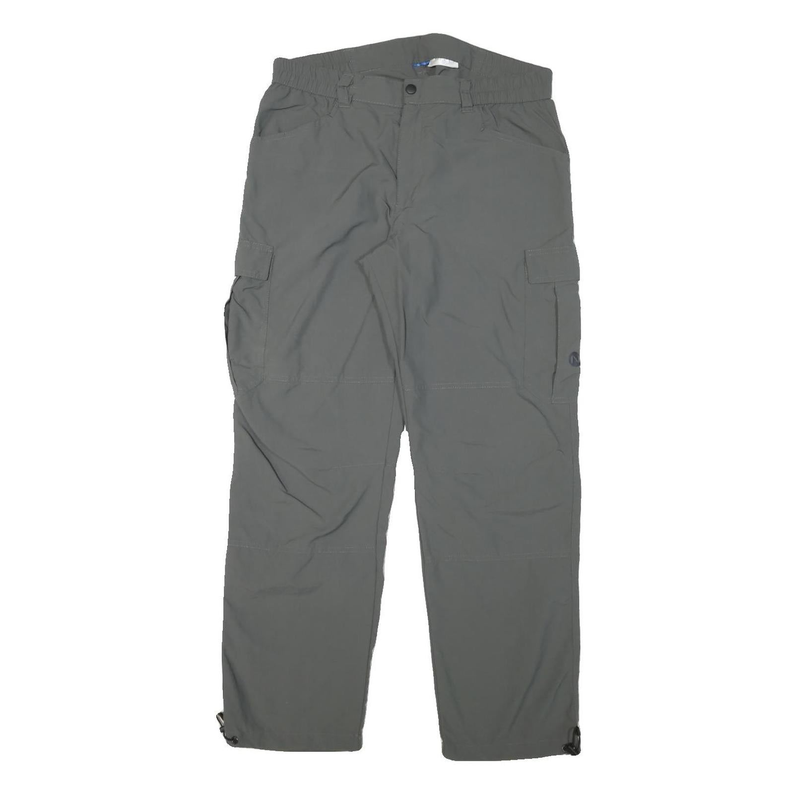 Mens Grey Polyester Blend Regular Fit Cargo Trousers W32 L29 Workwear Utility Refurbished - N/A refurbished available on Cerqular