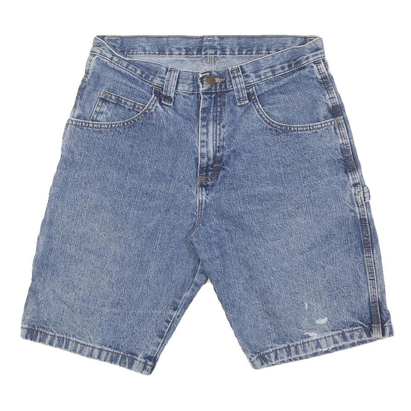 WRANGLER Mens Denim Blue Carpenter Shorts M W28 Classic Fit Workwear Refurbished - N/A refurbished available on Cerqular