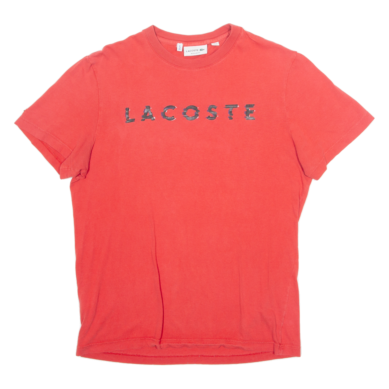 LACOSTE Mens T-Shirt Red S Refurbished - N/A refurbished available on Cerqular