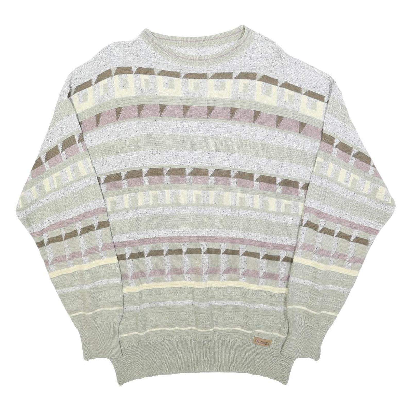 Buy JOCKEY Mens Grey Patterned Cotton Blend Jumper Crew Neck Basic Knit L Refurbished - $27.29 JOCKEY Mens Grey Patterned Cotton Blend Jumper Crew Neck Basic Knit L Refurbished - N/A refurbished available on Cerqular