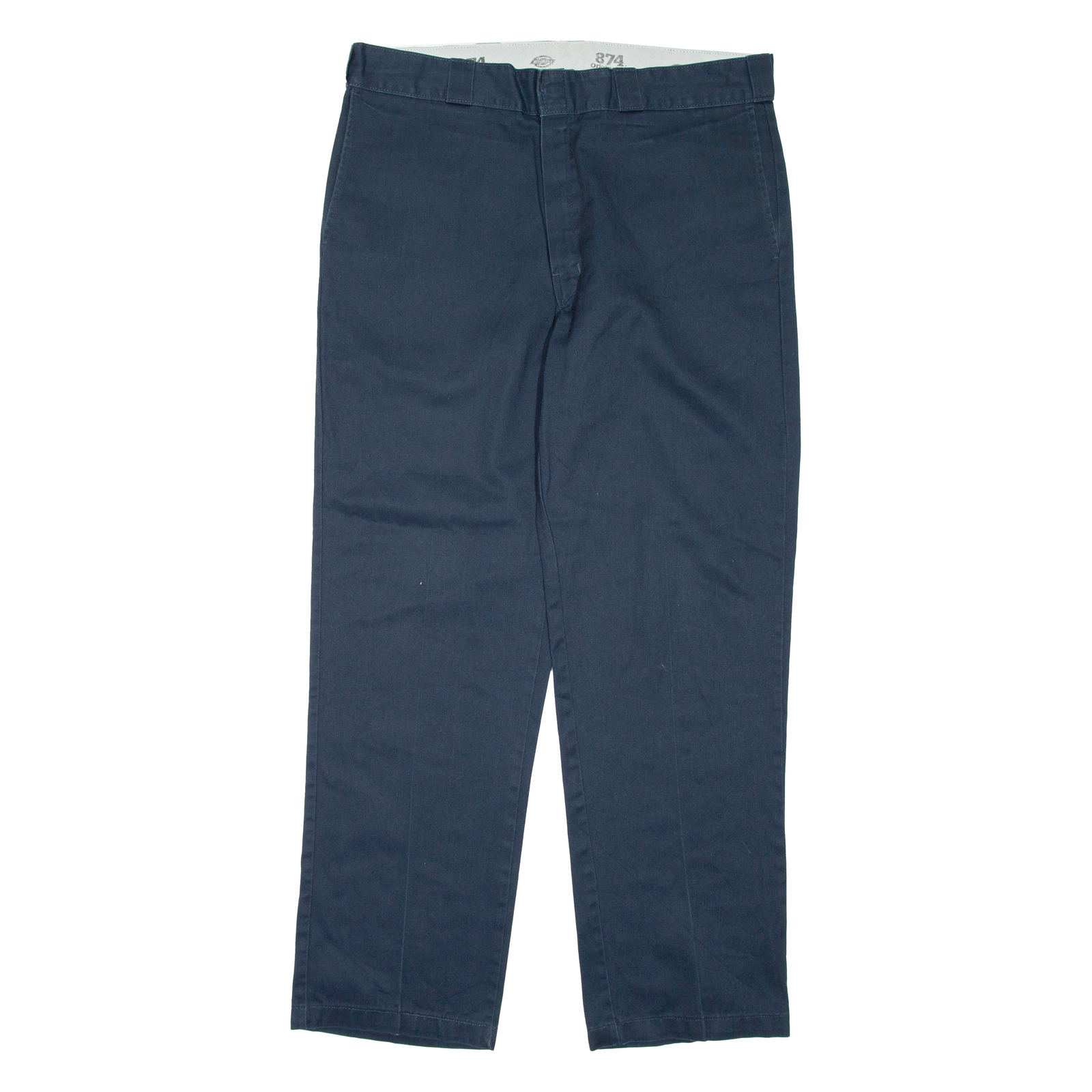 DICKIES Mens Trousers Blue Regular Straight W38 L32 Refurbished - N/A refurbished available on Cerqular