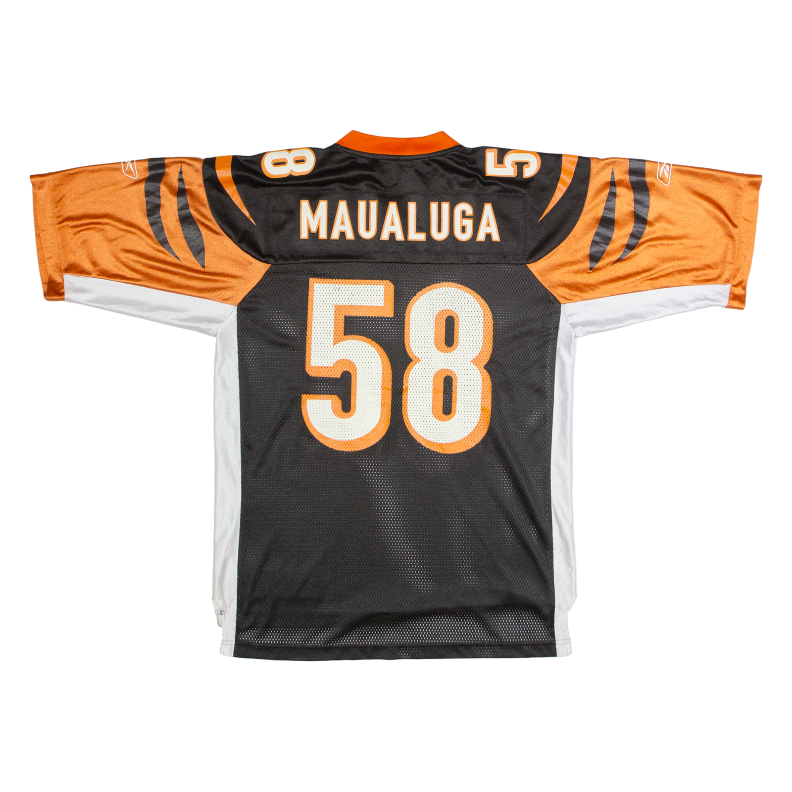 REEBOK Cincinnati Bengals Home #58 Maualuga Mens Jersey Black USA V-Neck M Refurbished - N/A refurbished available on Cerqular