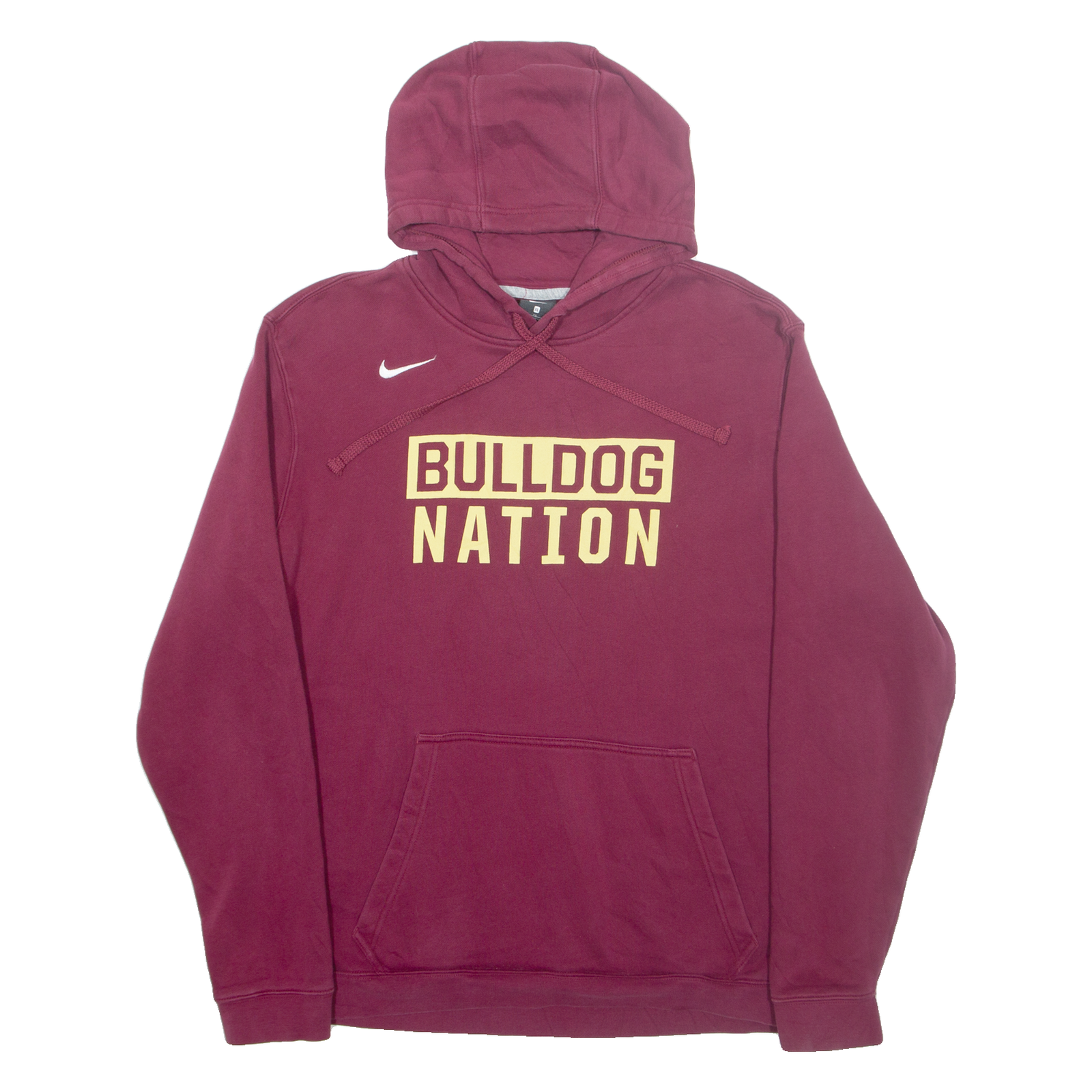 NIKE Bulldog Nation Mens Maroon Hoodie USA XL Refurbished - N/A refurbished available on Cerqular