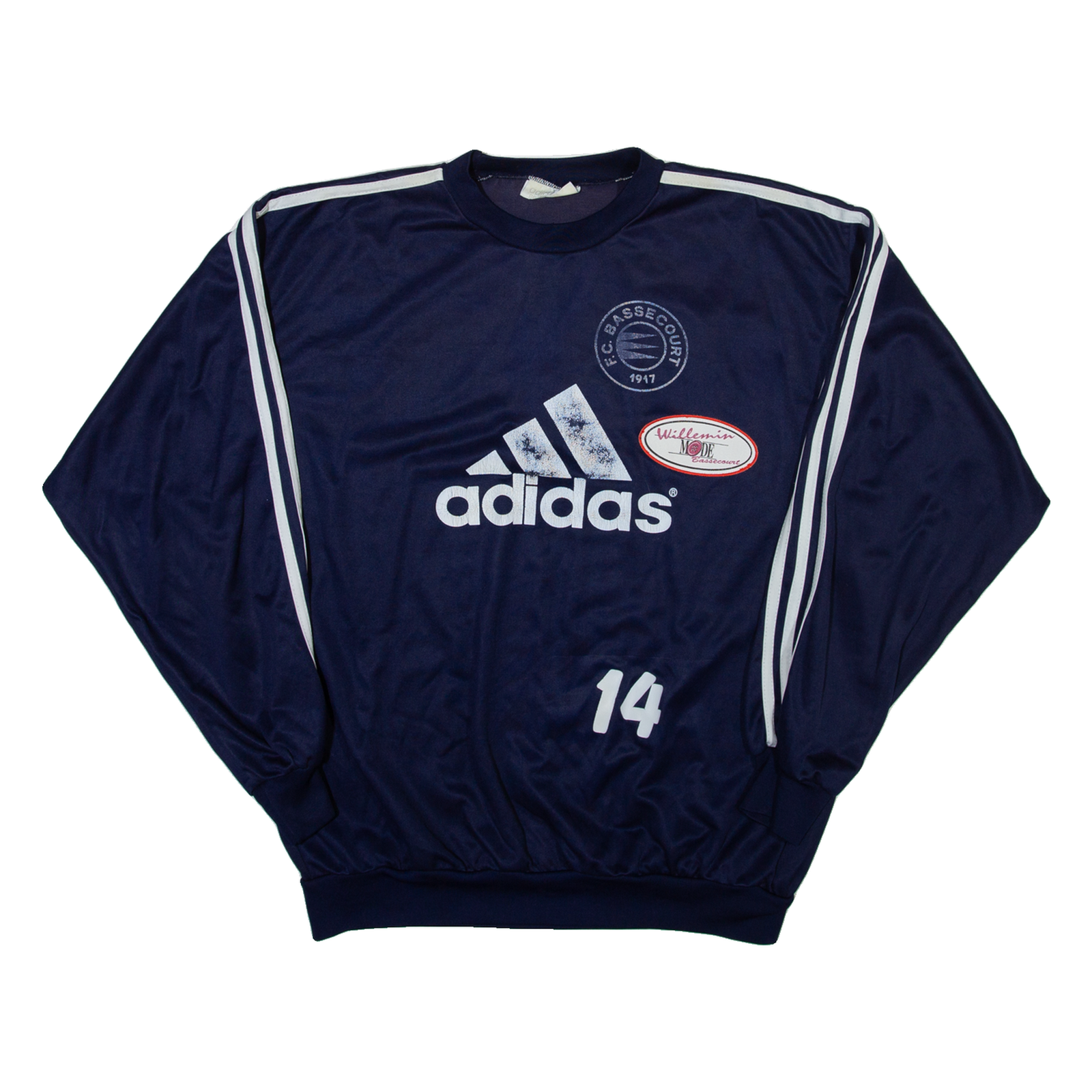 ADIDAS FC Bassecourt Mens Sweatshirt Blue L Refurbished - N/A refurbished available on Cerqular