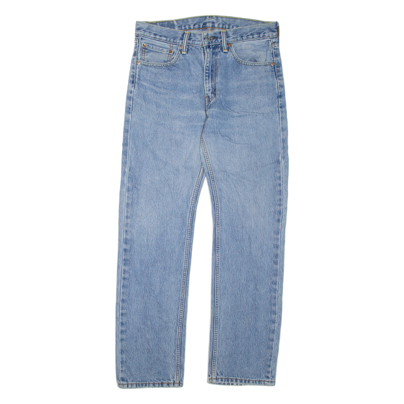 LEVI'S Womens Jeans Blue Regular Straight W32 L31 Refurbished - N/A refurbished available on Cerqular