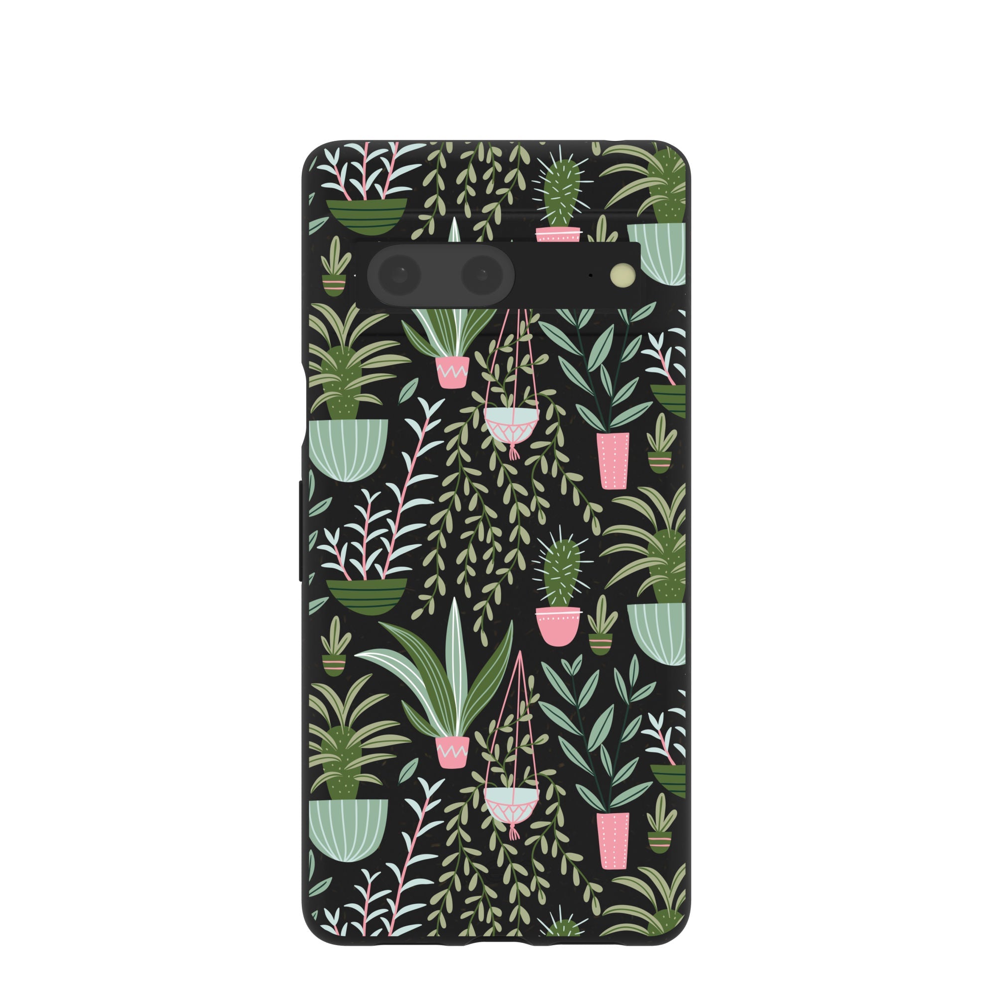 Black Indoor Garden Google Pixel 7 Case Refurbished - Pela Case refurbished available on Cerqular