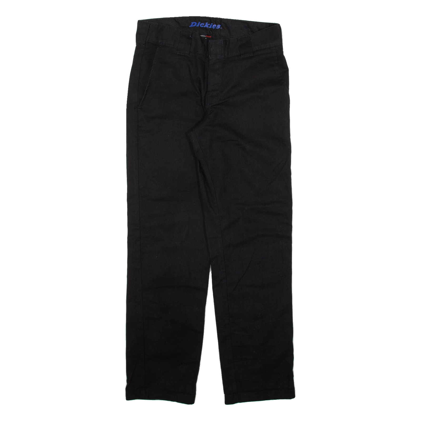 DICKIES Mens Trousers Black Regular Straight W28 L29 Refurbished - N/A refurbished available on Cerqular