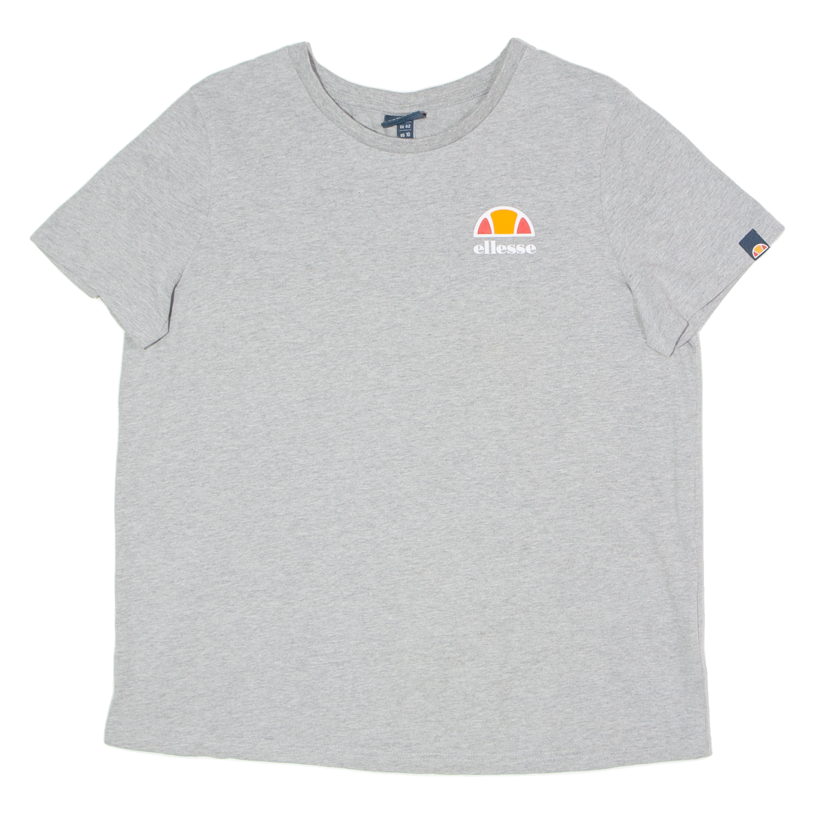 ELLESSE Womens T-Shirt Grey Crew Neck UK 14 Refurbished - N/A refurbished available on Cerqular