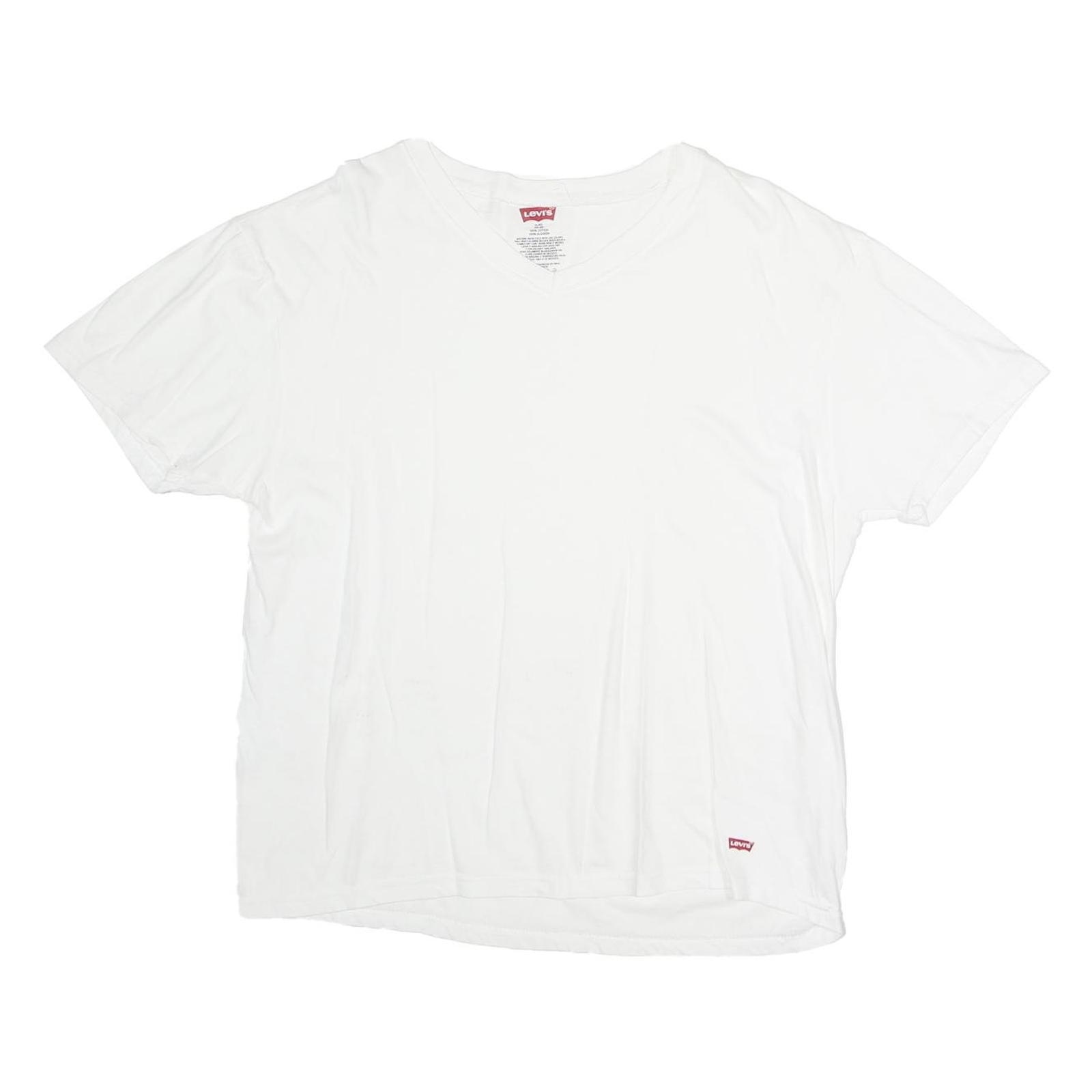 Buy LEVI'S Mens White V-Neck T-Shirt XL Cotton Plain Casual Essential Refurbished - $19.49 LEVI'S Mens White V-Neck T-Shirt XL Cotton Plain Casual Essential Refurbished - N/A refurbished available on Cerqular