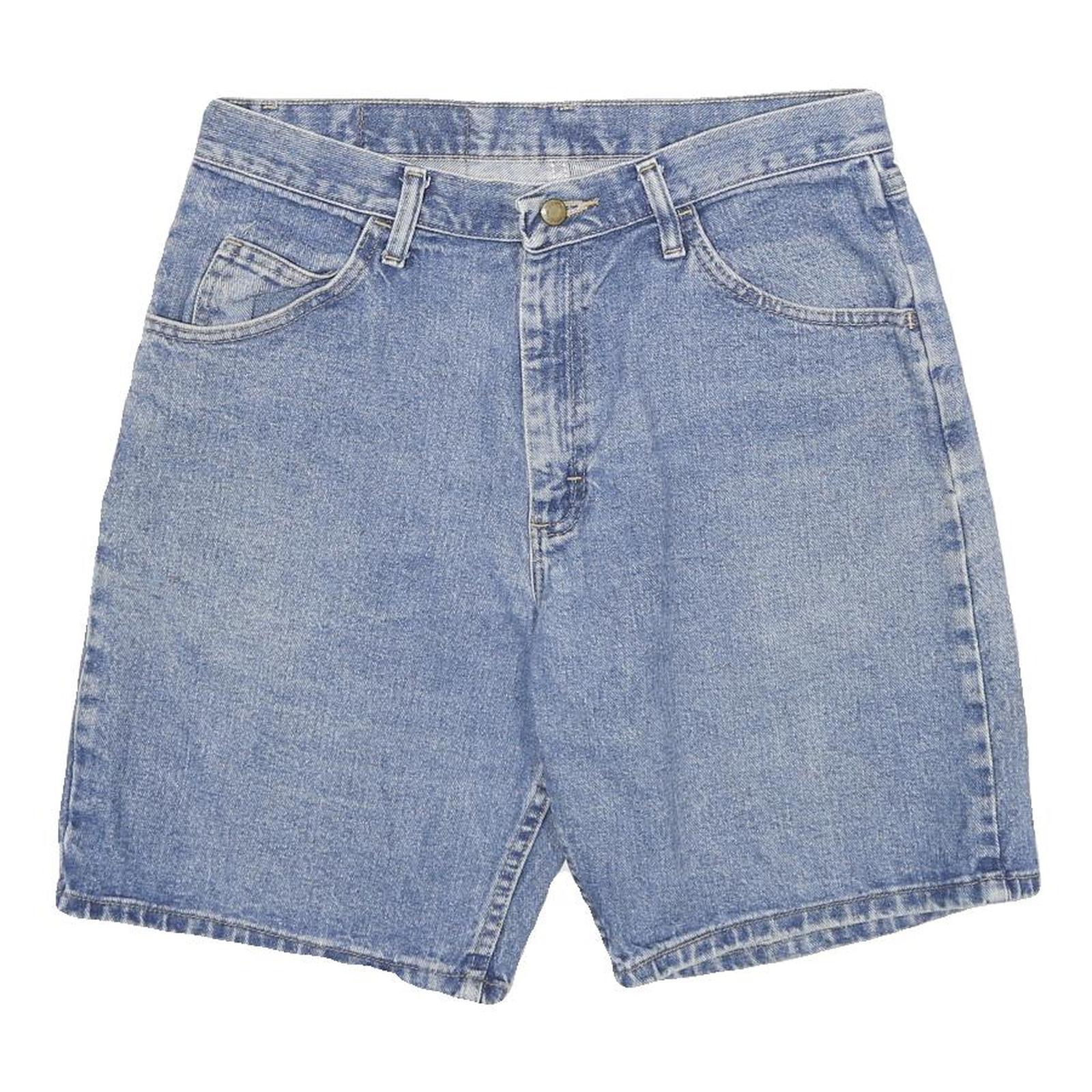 WRANGLER Mens Denim Blue Casual Shorts M W32 Cotton Classic Fit Refurbished - N/A refurbished available on Cerqular