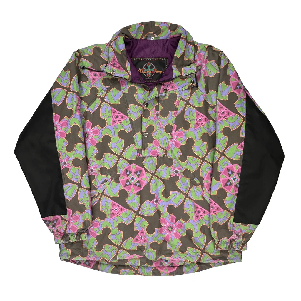1980'S Brunotti Shell Jacket - Medium Multicoloured Polyester Refurbished - Thrifted (note: this is a term often used to describe second- refurbished available on Cerqular
