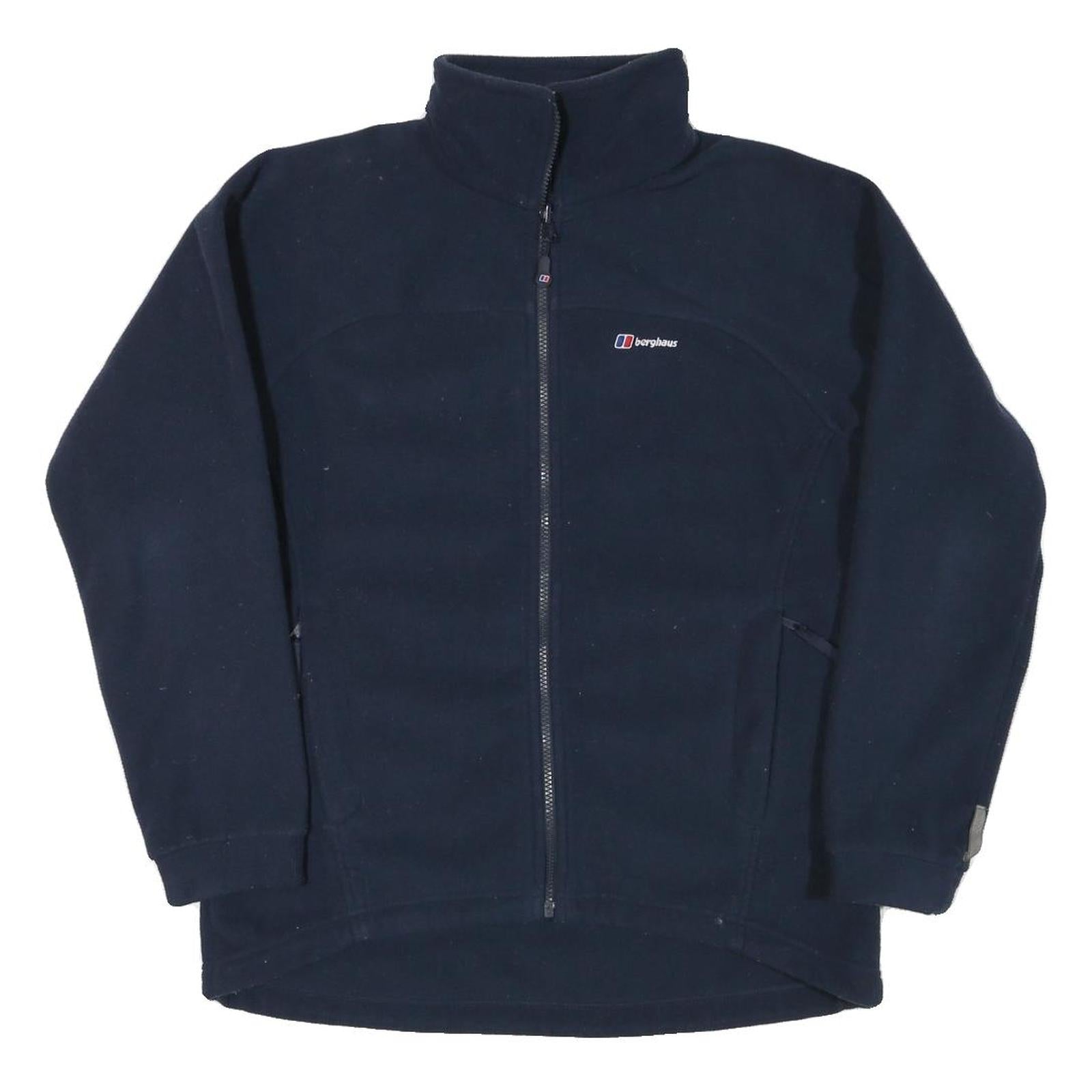 BERGHAUS Womens Navy Blue Jacket M Polyester Blend Plain Full Zip Outdoor Wear Refurbished - N/A refurbished available on Cerqular