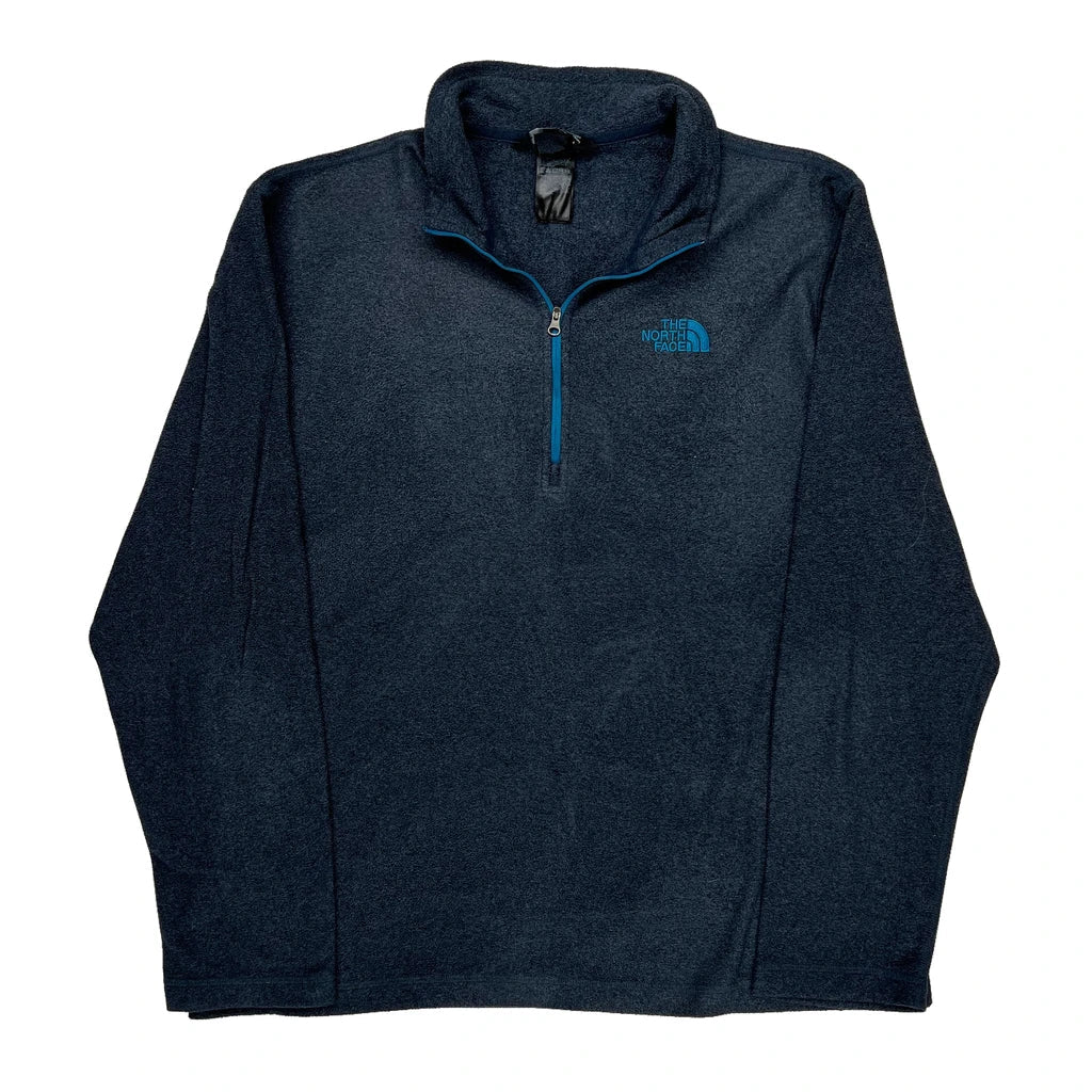 The North Face Fleece - Large Blue Polyester Refurbished - Thrifted (note: this is a term often used to describe second- refurbished available on Cerqular