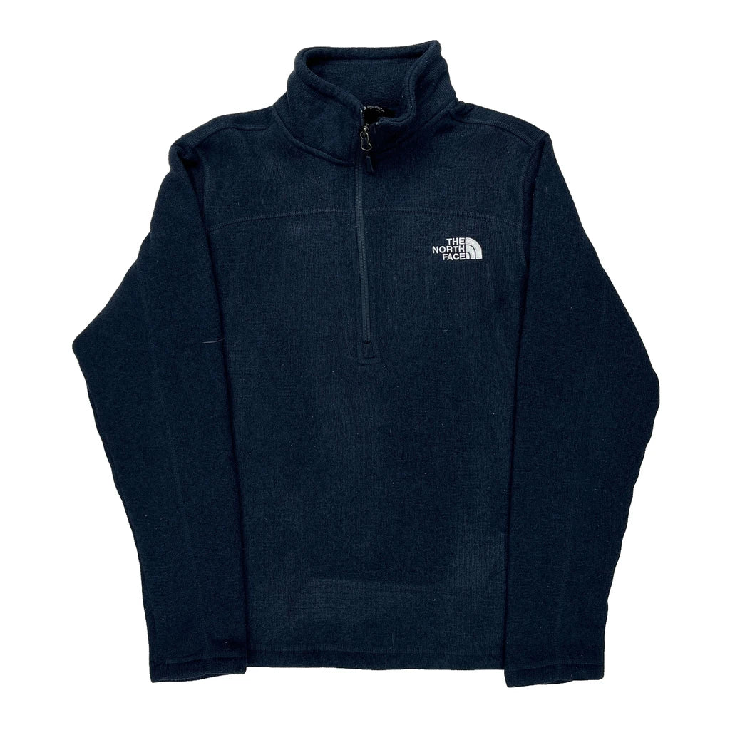 Buy The North Face Fleece - Small Navy Polyester Refurbished - $73.69 The North Face Fleece - Small Navy Polyester Refurbished - Thrifted (note: this is a term often used to describe second- refurbished available on Cerqular