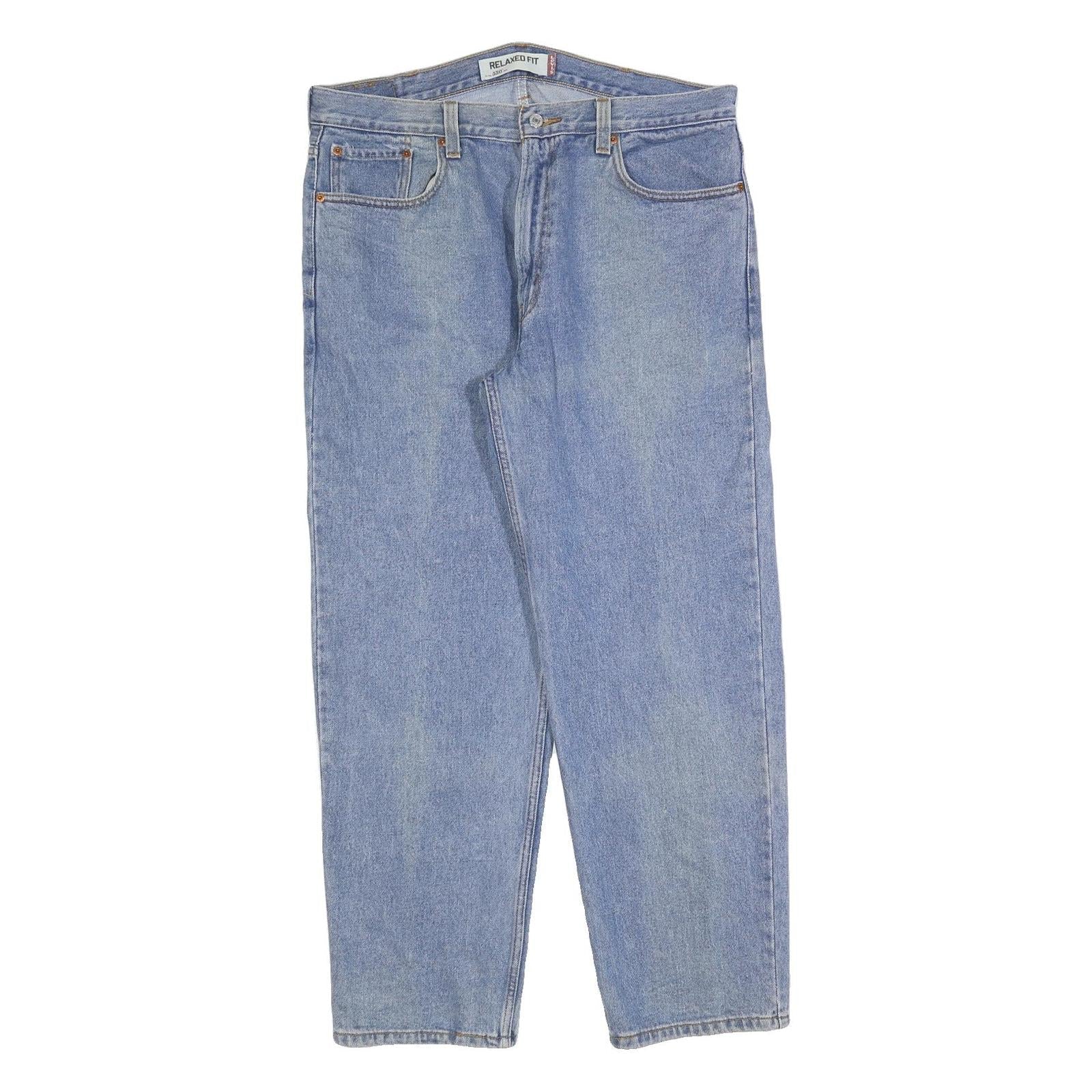 LEVI'S 550 Straight Mens Jeans Blue Relaxed Straight Denim Medium W38 L31 Refurbished - N/A refurbished available on Cerqular