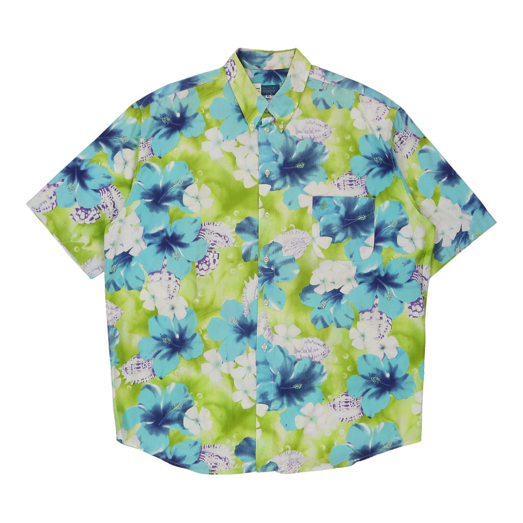Best Company Hawaiian Shirt - XL Multicoloured Cotton Refurbished - Thrifted (note: this is a term often used to describe second- refurbished available on Cerqular
