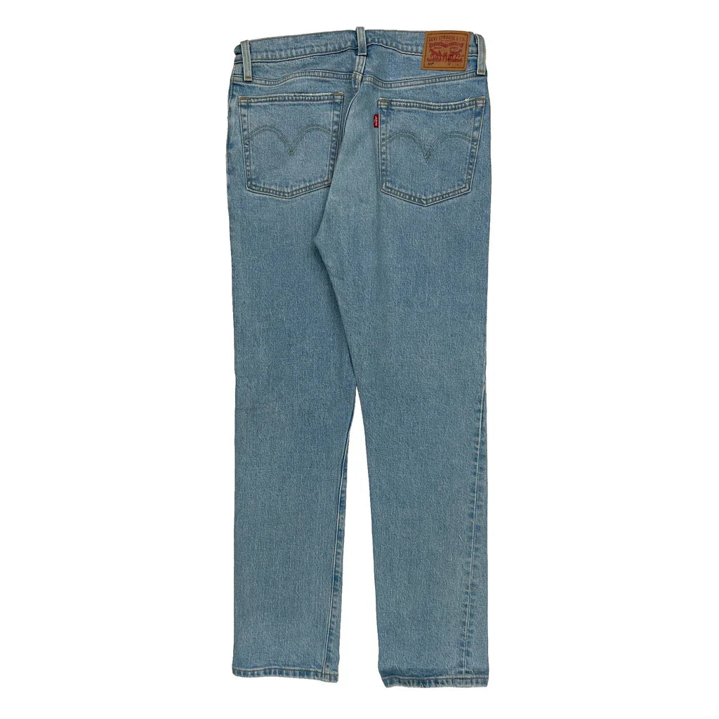 501 Levis Jeans - 31W 30L Light Wash Cotton Refurbished - Thrifted (note: this is a term often used to describe second- refurbished available on Cerqular