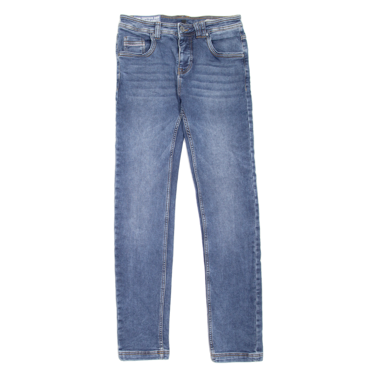 TOM TOMPSON Mens Jeans Blue Slim Tapered Stone Wash W29 L34 Refurbished - N/A refurbished available on Cerqular