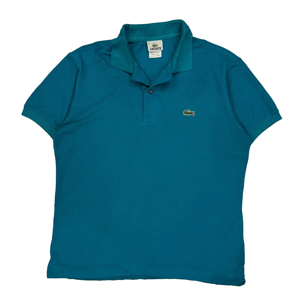 Buy Lacoste Polo Shirt - Small Blue Cotton Refurbished - $33.49 Lacoste Polo Shirt - Small Blue Cotton Refurbished - Thrifted (note: this is a term often used to describe second- refurbished available on Cerqular