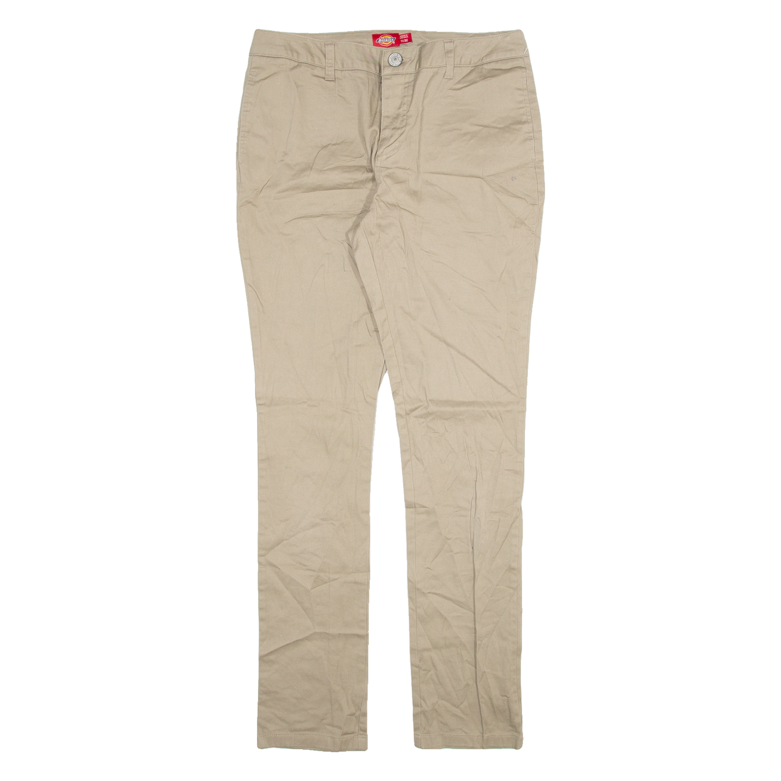 DICKIES Womens Trousers Beige Slim Skinny W30 L31 Refurbished - N/A refurbished available on Cerqular