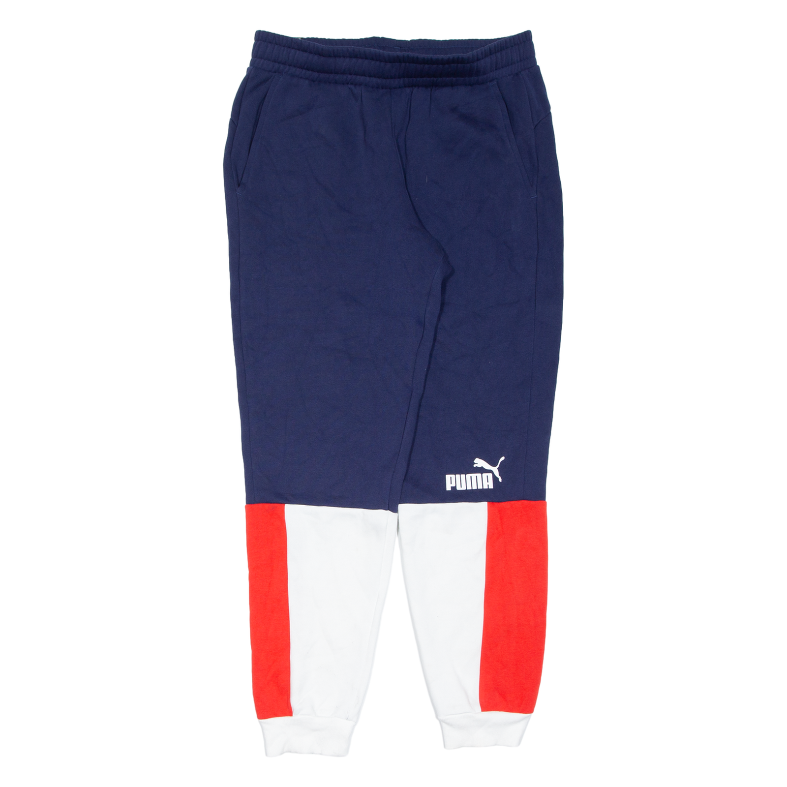 PUMA Womens Joggers Blue Tapered L W33 L30 Refurbished - N/A refurbished available on Cerqular