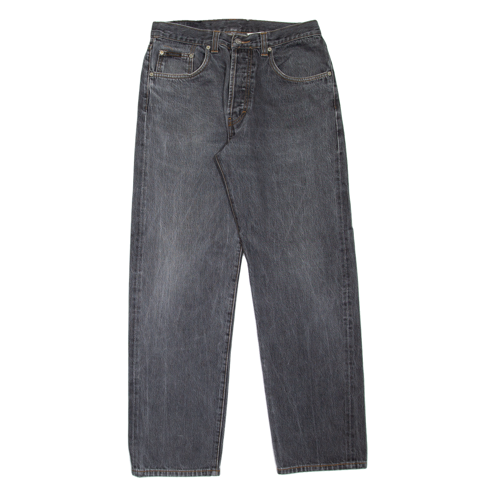 CALVIN KLEIN JEANS Womens Jeans Grey Relaxed Tapered W29 L29 Refurbished - N/A refurbished available on Cerqular