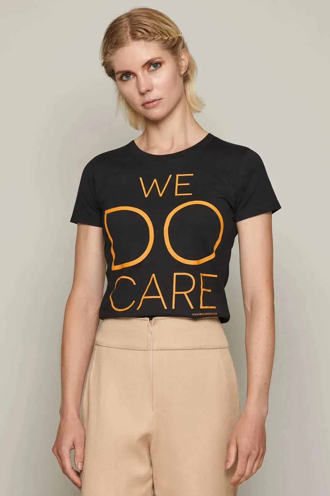 We Do Care T-Shirt (Black) | size: L Refurbished - N/A refurbished available on Cerqular