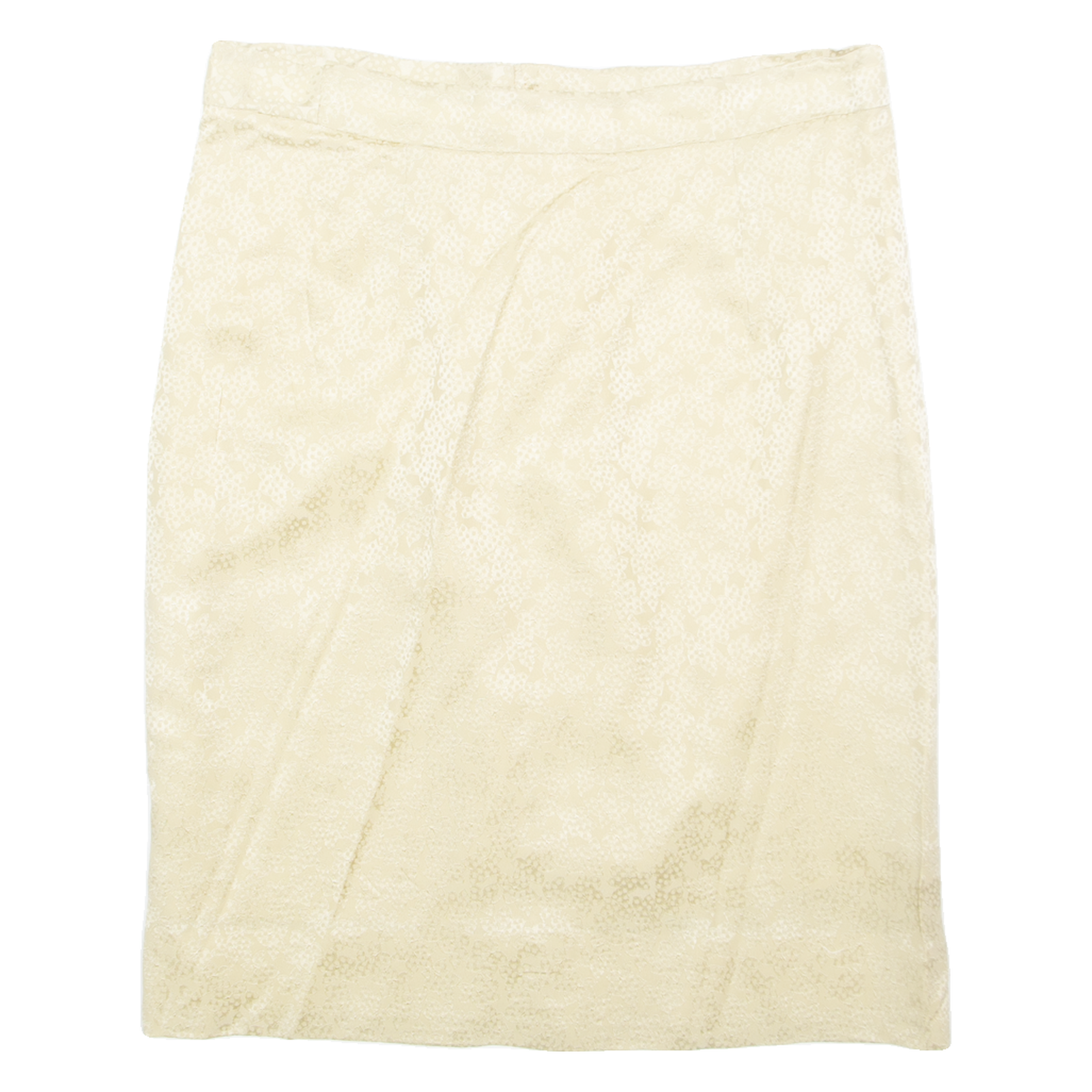 Womens Pencil Skirt Gold Midi Floral M Refurbished - N/A refurbished available on Cerqular