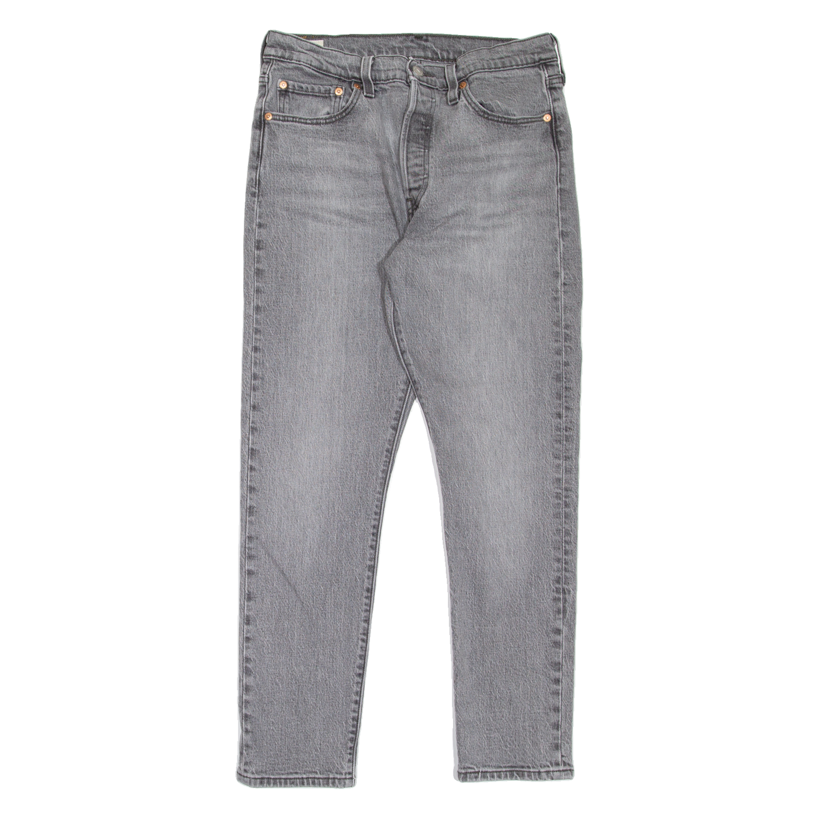LEVI'S 501S Jeans BIG E Womens Grey Skinny Straight Stone Wash W29 L28 Refurbished - N/A refurbished available on Cerqular