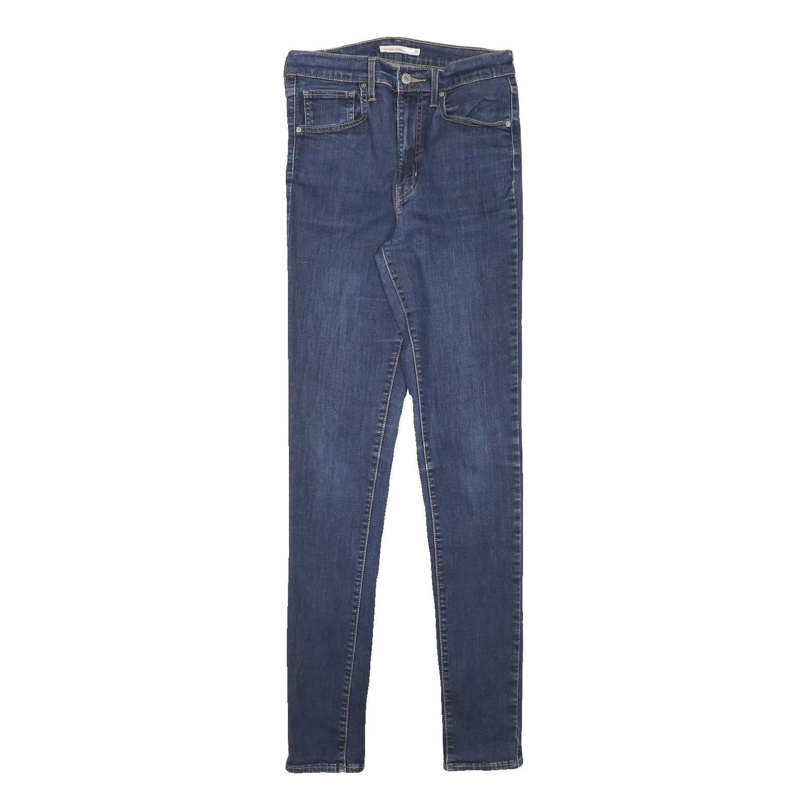 LEVI'S Womens Jeans Blue Slim Skinny Denim Medium W26 L32 Stylish Zip Closure Refurbished - N/A refurbished available on Cerqular