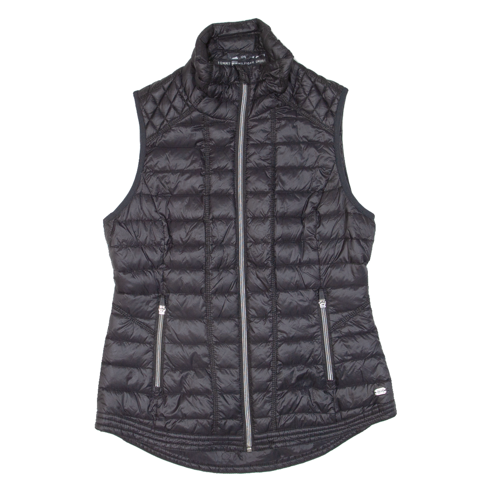 TOMMY HILFIGER Womens Puffer Gilet Black XS Refurbished - N/A refurbished available on Cerqular