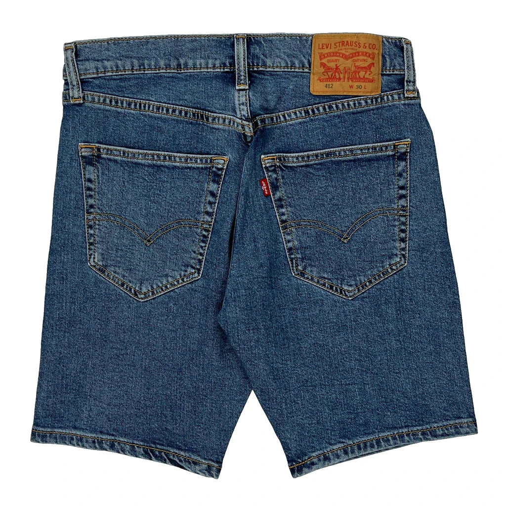 Buy Levis Denim Shorts - 30W 9L Blue Cotton Refurbished - $46.89 Levis Denim Shorts - 30W 9L Blue Cotton Refurbished - Thrifted (note: this is a term often used to describe second- refurbished available on Cerqular