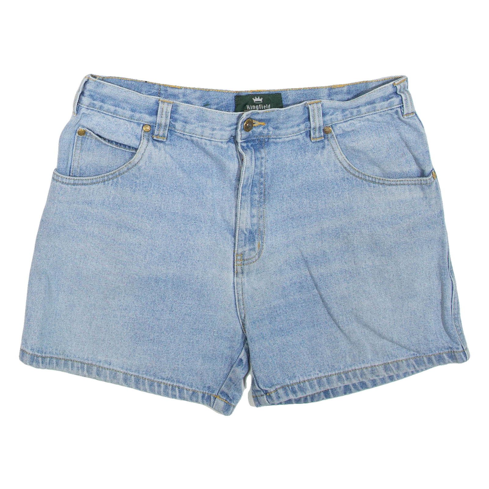 KINGFIELD Womens Denim Shorts Blue M W34 Refurbished - N/A refurbished available on Cerqular
