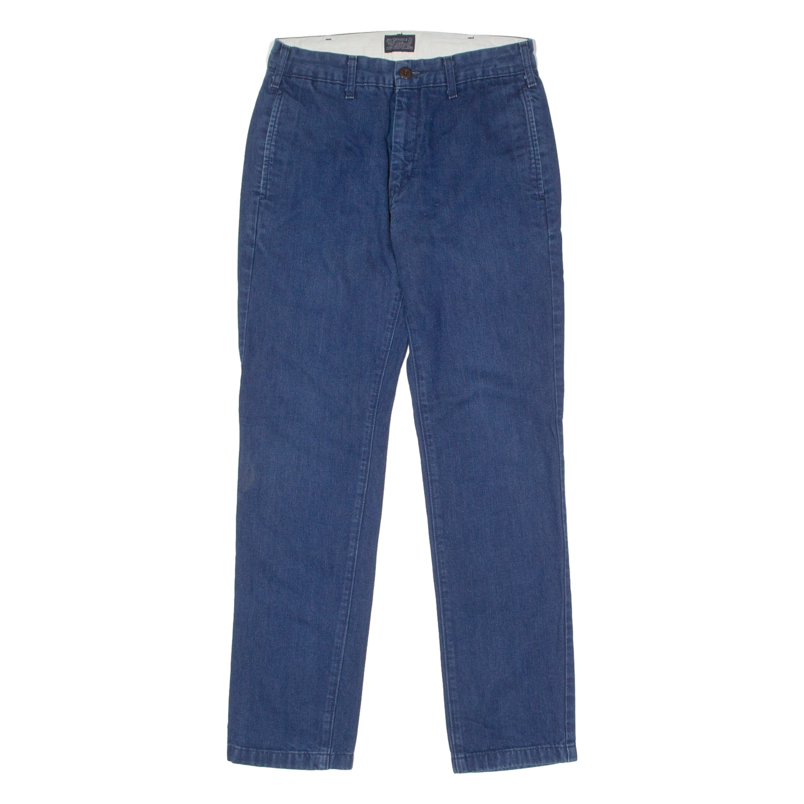 LEVI'S Womens Trousers Blue Slim Straight W28 L30 Refurbished - N/A refurbished available on Cerqular