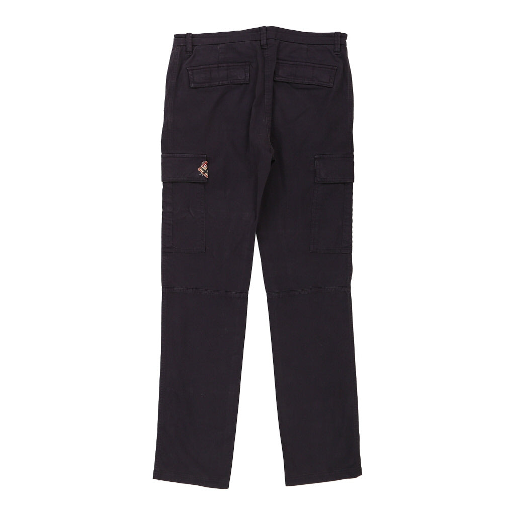 Napapijri Cargo Trousers - 32W UK 10 Navy Cotton Refurbished - Thrifted (note: this is a term often used to describe second- refurbished available on Cerqular